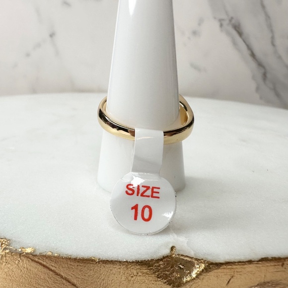 Bomb Party March Deco Goddess Aquamarine Ring RG41946 Size 10 NWT - Picture 5 of 6